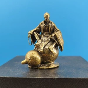 Brass Black Myth Wukong Old Monkey King Anime Handmade Ornament - Picture 1 of 19