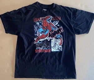 Camisa Marvel Spiderman Web Shooting Thwipp Negra Para Hombre Talla XL - Imagen 1 de 6
