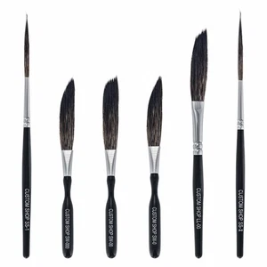 Pinstripe Brush Master Set Sword #0 #00 #000 Scroll #1 #2 Long Liner #00 - Picture 1 of 5