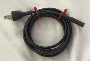 AC Power Cord, U.S. standard 2-Prong / Pins Figure-8 for Apple TV [5 Feet Long] - Picture 1 of 2