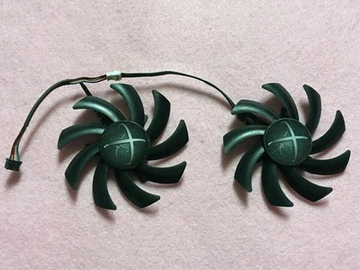 Pair Fans Cooler Fan For XFX RX460 560 GTX 760 FY09010H12LPB 85mm Graphics Card - Image 1 of 4