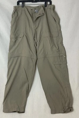 Pantalones Convertibles Sierra Blancos Para Hombre Grandes Caqui Cremallera Carga Senderismo Ligeros Foto 1 de 3