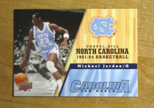 MICHAEL JORDAN 2010-11 Upper Deck North Carolina UNC Tar Heels Card #43 HOF GOAT - Picture 1 of 2
