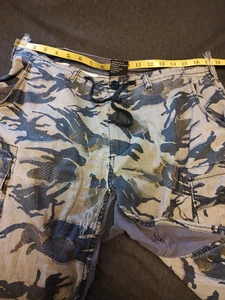 mens manastash 💯 hemp cargo shorts damaged/repaired - Picture 1 of 4