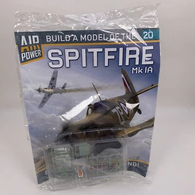 Build A Model Spitfire MK1A Issue #20 MKIA Air Power Partworks Hachette Magazine - Image 1 of 4