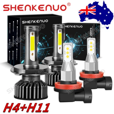 H4 H11LED Headlight High/Low Beam Fog Light Bulb For Ford Ranger 2011-2024 - image 1 of 4