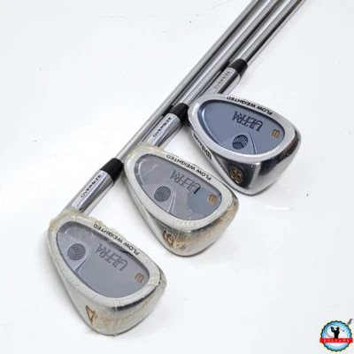 Lote de hierros Wilson ULTRA de gran tamaño con peso de flujo diestro 4 6 8 ejes de acero 37" 36" 35" Foto 1 de 4