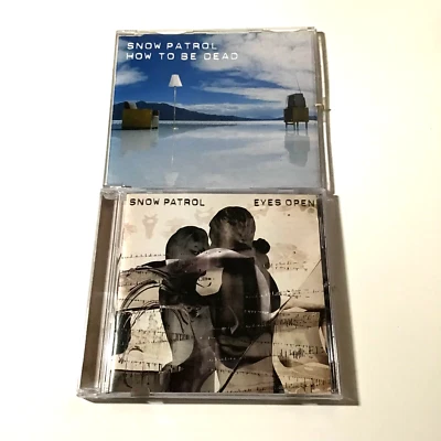 Snow Patrol 2 CD Lot: How To Be Dead (CD Single), Eyes Open (2006) Foto 1 de 4