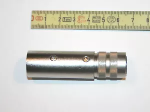 Adaptador hardware paño pequeño - XLR macho compacto para Sennheiser MD421 entre otros - Imagen 1 de 3