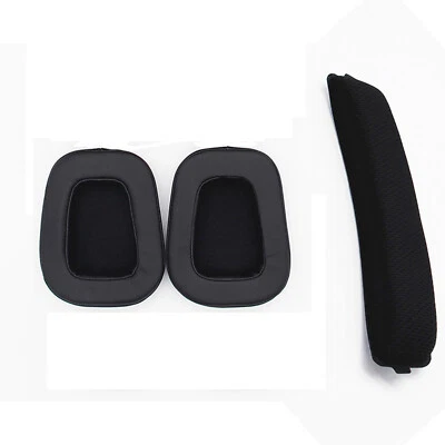 Ear Pads Replacement Ear Cushion Cover Earmuff For Logitech G933 G633 Headphones - Image 1 of 4