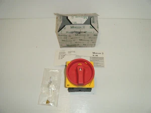 Interruptor desconectador Moeller P3-63/V/SVB 63A montaje DIN 3 polos - Imagen 1 de 8