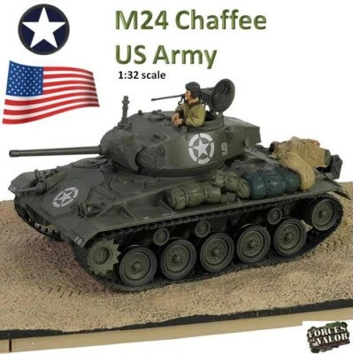 Forces Of Valor 1:32 801002A M24 Chaffee US Army 36th Tank Btn, Fheinberg - Image 1 of 4