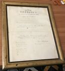Diploma Promozione Tenente Stato Maggiore Regia Marina 1898 Con Cornice
