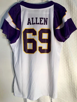 Camiseta Reebok Feminina NFL Minnesota Vikings Jared Allen Branca Flirt tamanho M - Imagem 1 de 2