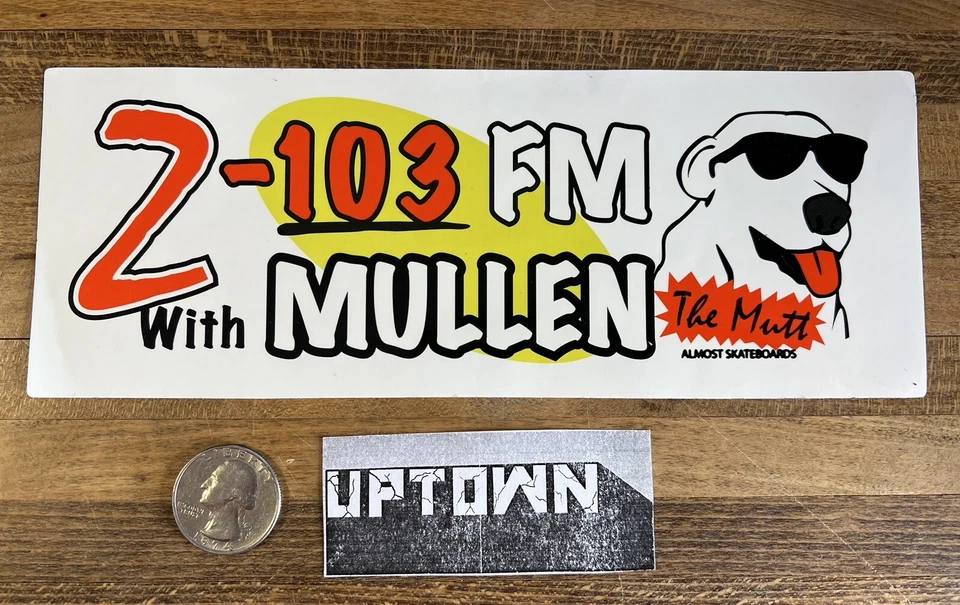 Vintage Almost Skateboards Rodney Mullen Radio Sticker. Super Rare! Blind Plan B - Image 1 of 3