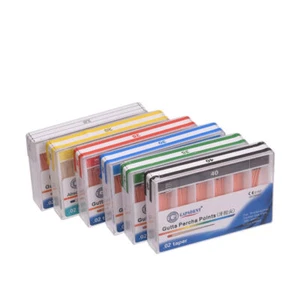 200 Pcs Dental Endodontic Root Canal Absorbent Paper Points Gutta Percha #15-#40 - Picture 1 of 33