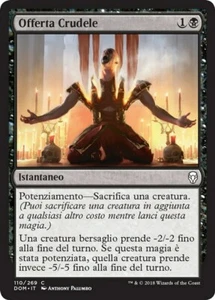 MTG Magic DOM Dominaria - 1x ITA NM 110 C Offerta Crudele - Imagen 1 de 1