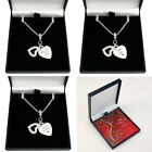 Personalised Valentines Day Gift, Engraved Necklace, Personalised Engraving.