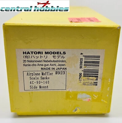 HATORI MUFFLER #923 90-140 SIDE MOUNT - Image 1 of 2