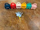 Fine motor counting trains - gently used - all parts included