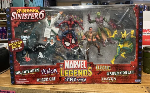 MARVEL LEGENDS SPIDER-MAN VS THE SINISTER 6 FIGURE SET TOYBIZ 2004 Cover