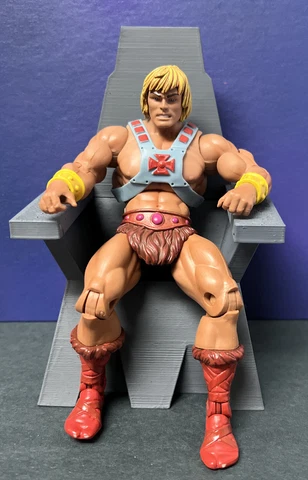 Motu Classics Masterverse Marvel Legends 3d Printed Throne Chair . No Fig Cover
