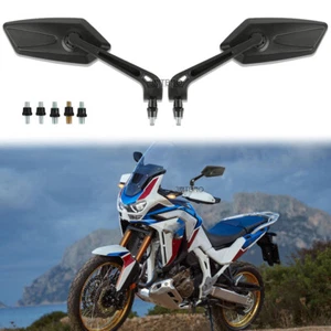 For Honda CRF1100 CRF1000 XR650L CRF450 CRF300 Motorcycle Rear Mirror ABS 8/10mm - Picture 1 of 16