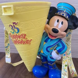 Mickey Mouse Popcorn Bucket Tokyo Disney 35th Anniversary Limited Japan #DD179 - Picture 1 of 1