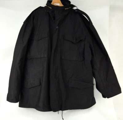 Tru-Spec Mens Black Security Coat With Liner And Hood - Image 1 of 4