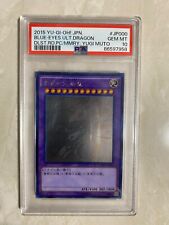 YuGiOh PSA 10 GEM MINT 15AX-JP000 Ghost Rare Blue-Eyes Ultimate Dragon Japanese