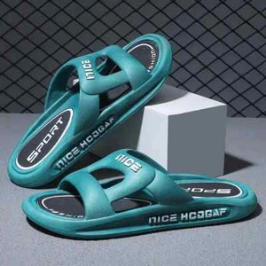 New Design Pvc Slippers for Men Sandals Non-Slip Sandals Summer Beach Size 10 - Picture 1 of 5