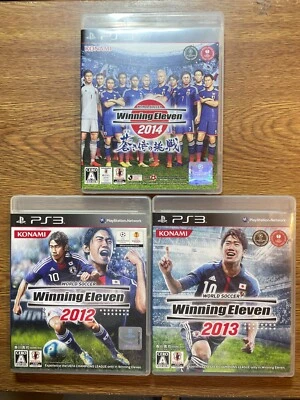 SONY  JAPAN  PS3 PLAYSTATION WINNING ELEVEN 2012 13 14 set - Image 1 of 4