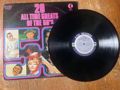 20 All Time Greats of the 50's - UK Compilation LP Vinyl Record K-Tel NE490 VG - Image 1 of 4