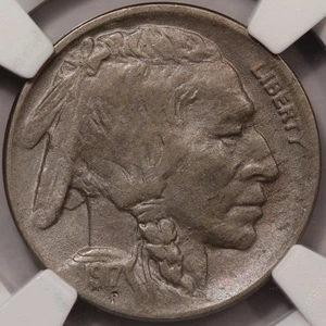 1917-D Buffalo Nickel NGC XF-40 - Excellent Surfaces! - Picture 1 of 4