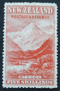 Neuseeland 1898 Fünf Schilling P15 SG 259 postfrisch - Bild 1 von 1