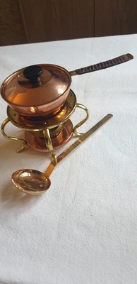 Butterpfännchen m. Rechaud  - Bild 1 von 3