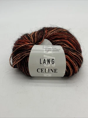 Lang Celine Yarn 24/24/21/16/15 Cotton/polyester/viscose/mohair/nylon 50g 140m - Image 1 of 4