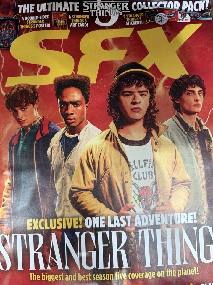SFX magazine Dec 2025 Stranger Things Exclusive! Ultimate ST5 Collector Pack - Image 1 of 1