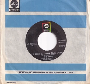 NORTHERN --THE EARLS -- IT'S BEEN A LONG TIME COMIN' / MY LONELY LONELY ROOM - Picture 1 of 2