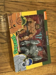 NECA TMNT General Traag and Granitor animated series figures Target Exc. MISB - Picture 1 of 1