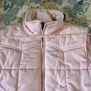 Chaps Mujer Rosa Acolchado Puffer Chaleco Pequeño Púrpura Etiqueta Cremallera - Imagen 1 de 10