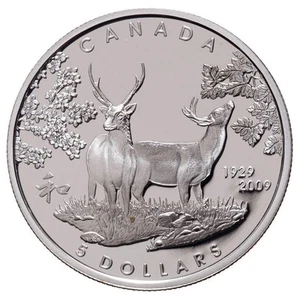 2009 $5 Canada in Japan, 80th Anniversary - Sterling Silver Coin - Picture 1 of 6
