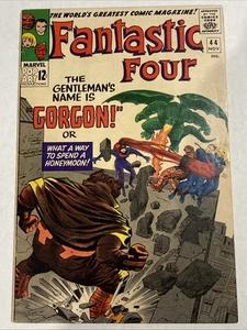 Fantastic Four 44 First App Gorgon Of Inhumans Silver Key VG+ - Picture 1 of 11