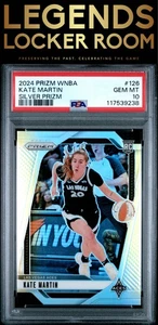 Panini Prizm WNBA #126 2024 Kate Martin Silver Prizm PSA 10 - Imagen 1 de 2