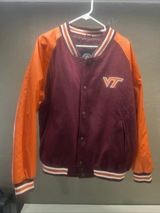 Vintage Virginia Tech Hokies VT Jacket Mens L Football Steve Barry's - Picture 1 of 18
