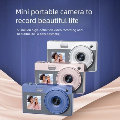 Double Screen Digital Camera 16x 1080P Photography for School Recording - Image 1 of 4