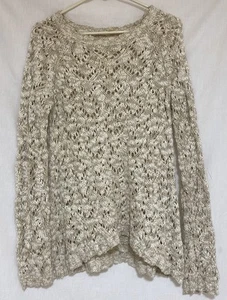 Suéter Boho Anthropologie Polilla Crochet Tejido Marfil - Extra Pequeño XS - Imagen 1 de 13