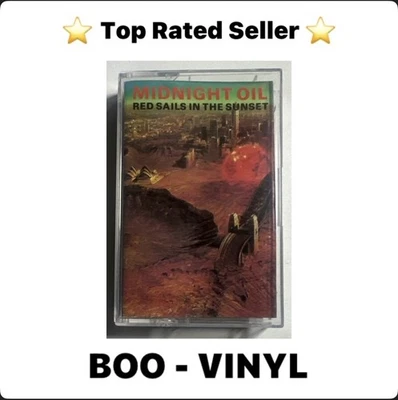 Midnight Oil 'Red Sails In The Sunset' Cassette Album (1984) EX / EX - Image 1 of 4