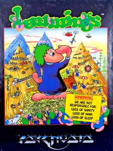 SINCLAIR ZX SPECTRUM -- LEMMINGS (PSYGNOSIS) - Picture 1 of 3