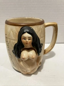 Tazza da caffè vintage anni '50 "LET THEM SWING" novità tette oscillanti - Foto 1 di 9